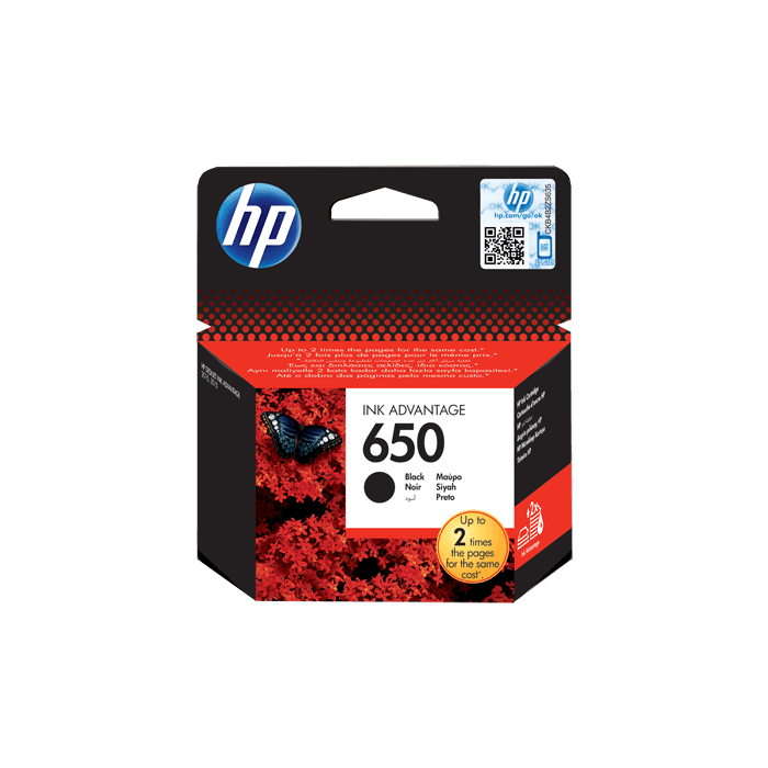 HP 650 Black Ink Cartridge (CZ101AE)