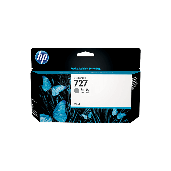 HP 727 130-ml Gray DesignJet Ink Cartridge B3P24A