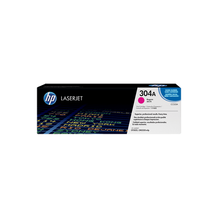 HP 304A Magenta Original LaserJet Toner Cartridge(CC533A)
