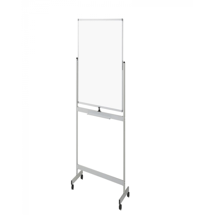 Double Sided Magnetic Whiteboard With Metal Stand & Wheels 600mm x 900mm (60cm x 90cm)