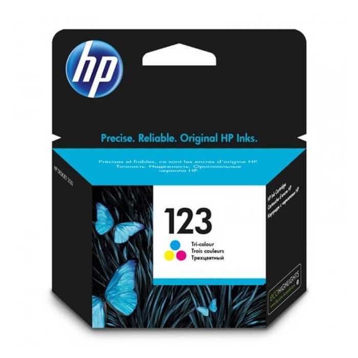 HP 123 Tri-color Ink Cartridge (F6V16AE)