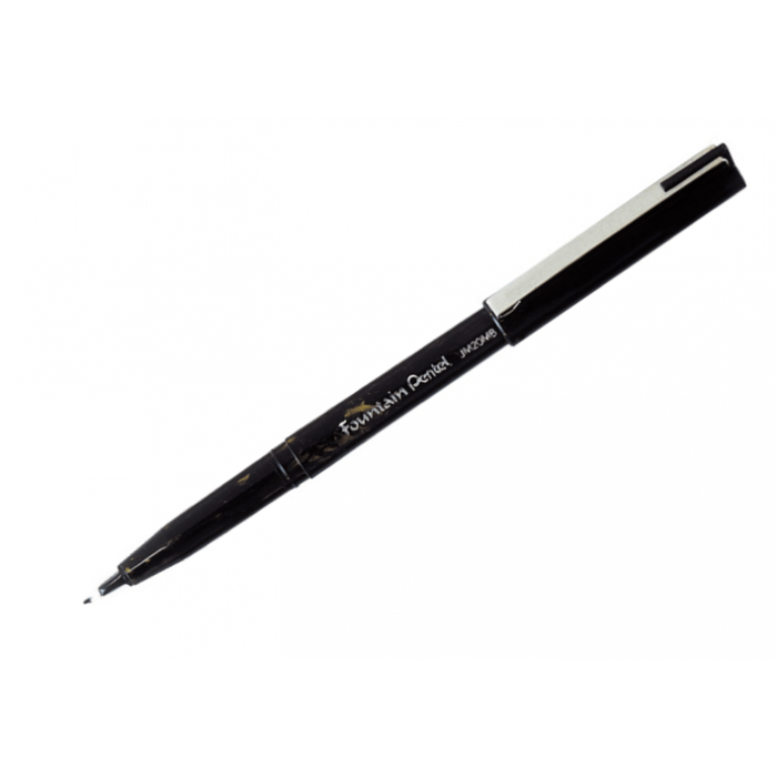 Pentel JM20W Stylo Fountain Pen, 12 pc/box, Black